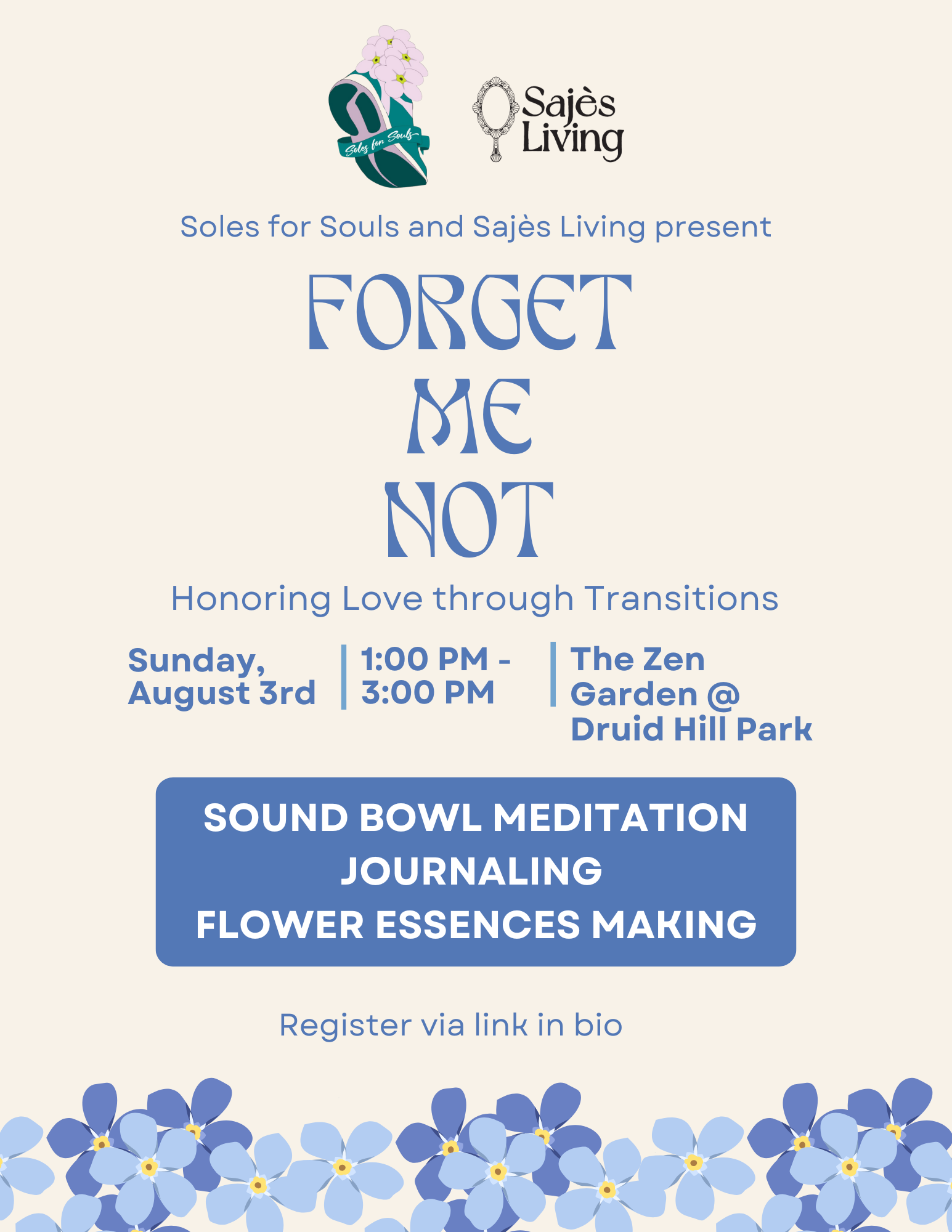 Picture for 'Forget Me Not: Honoring Love Through Transitions' event