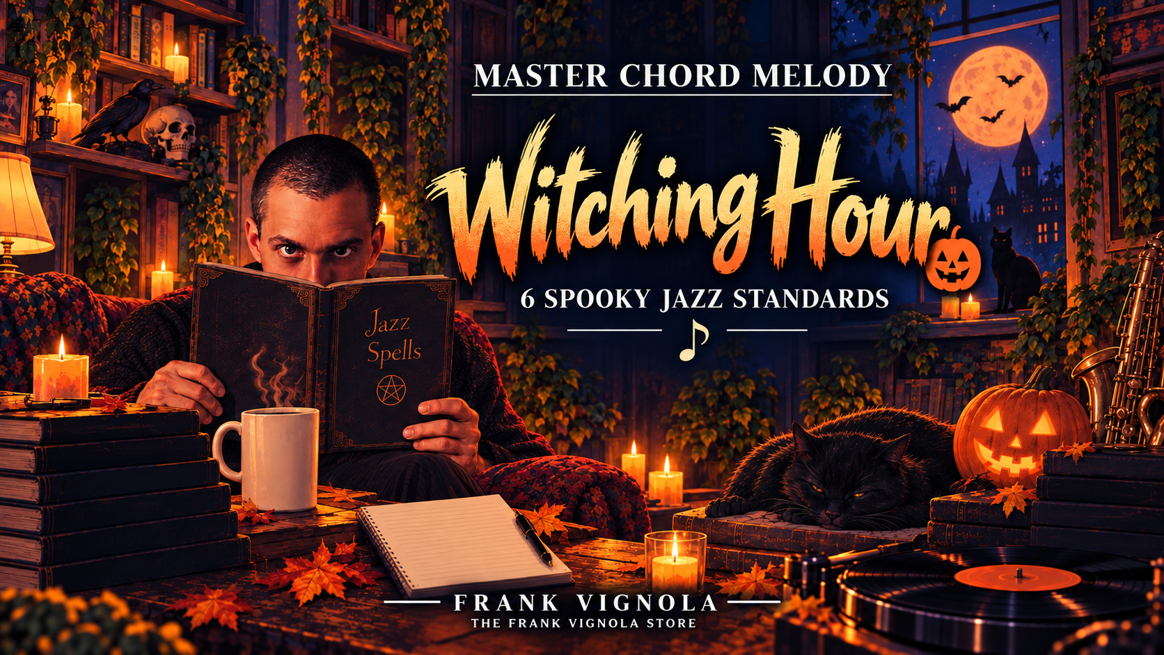 master chord melody halloween pack witching hour 6 spooky jazz standardsreqrg