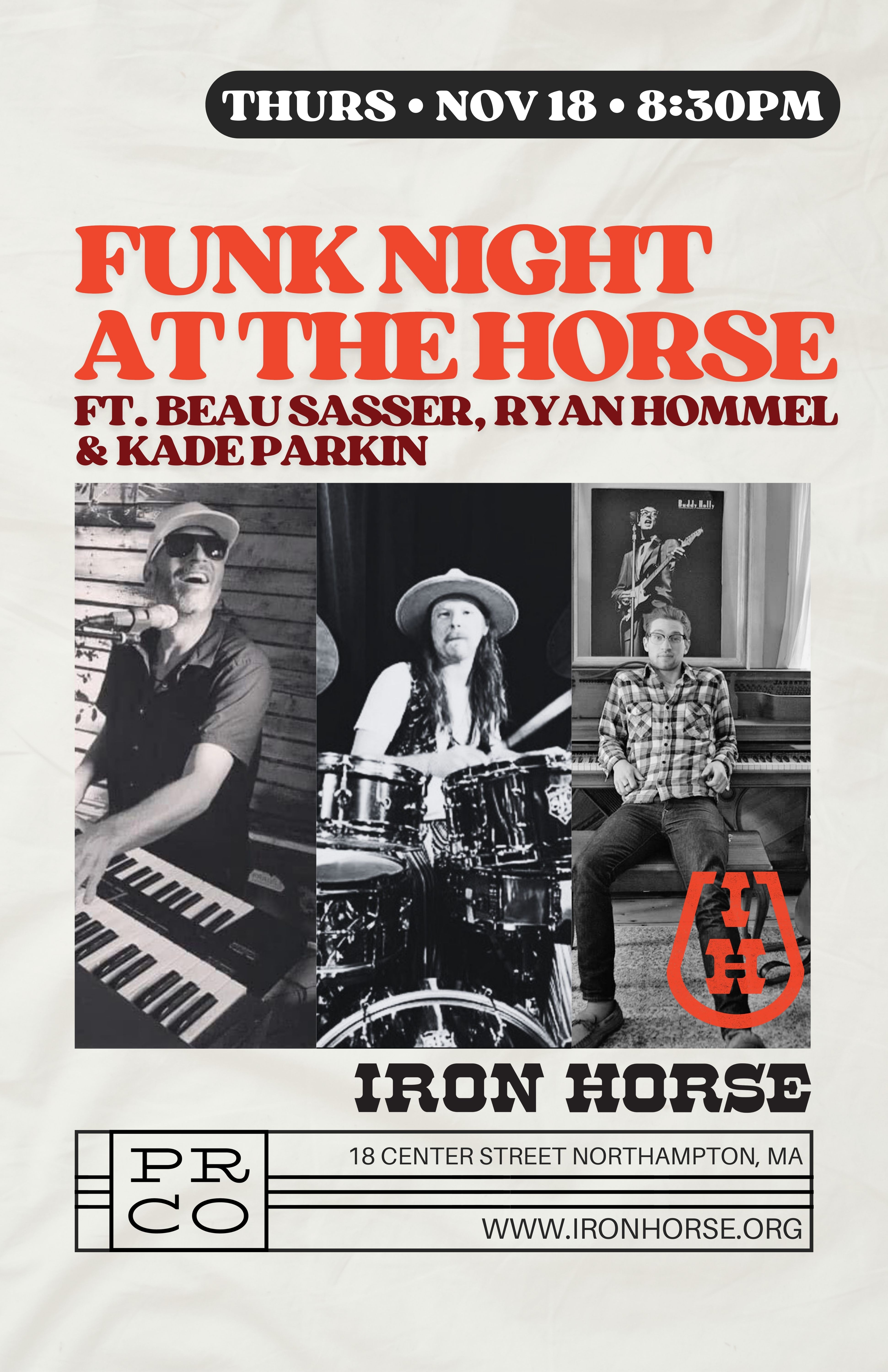 Funk Night at The Horse - w/Beau Sasser, Ryan Hommel and Kade Parkin