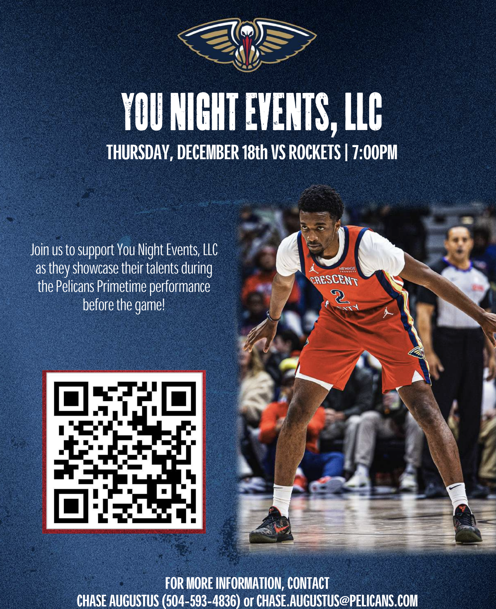 Picture for 'You Night at the PELS v ROCKETS GAME' event