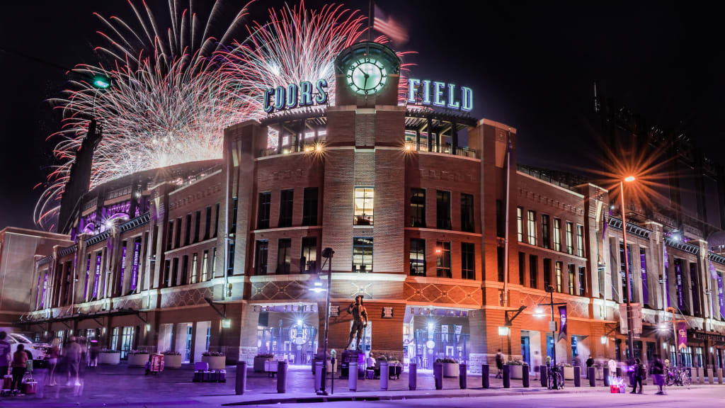 Rockies Fireworks Game vs Mariners