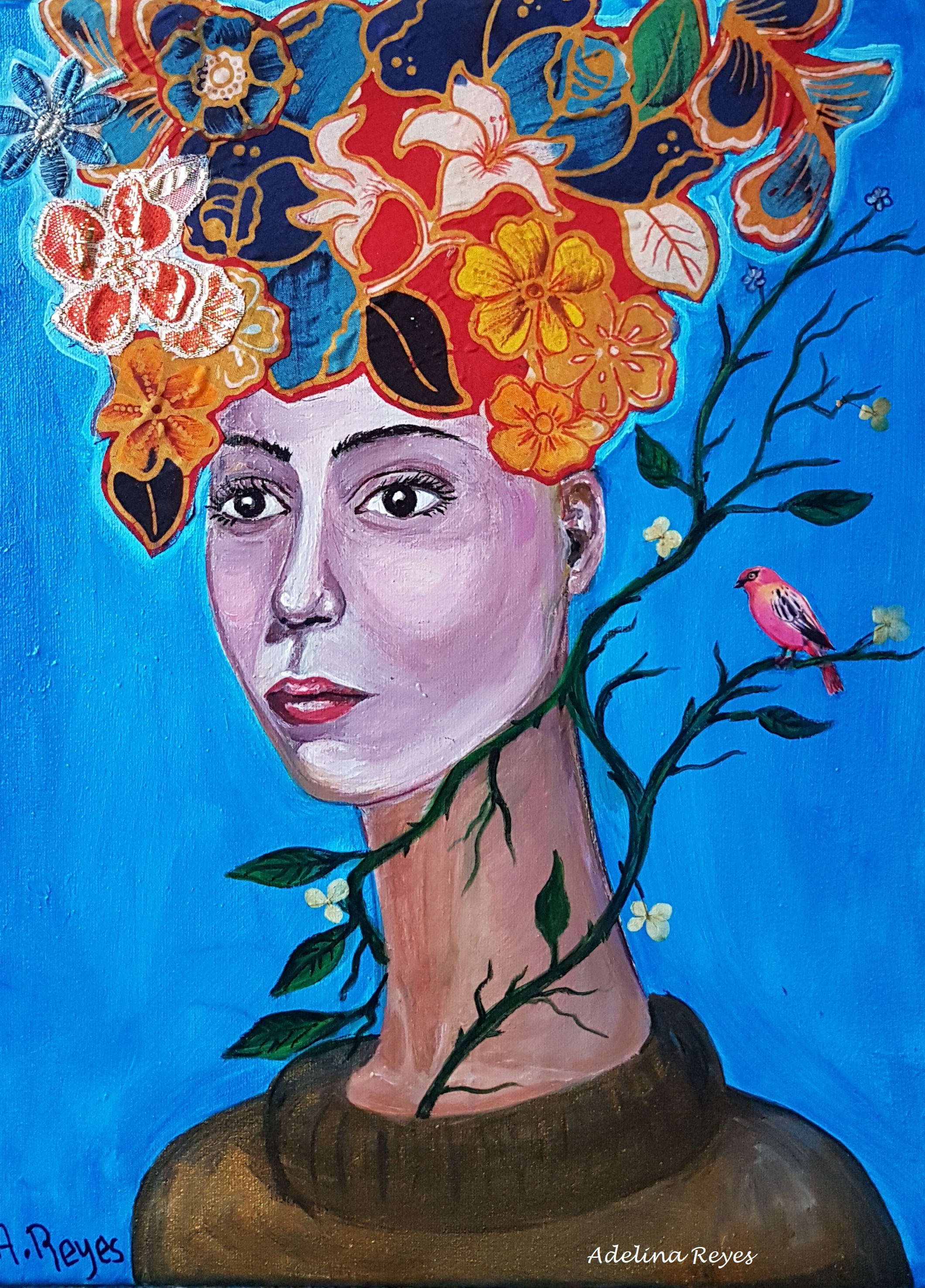 Schilderworkshop door Adelina Reyes
