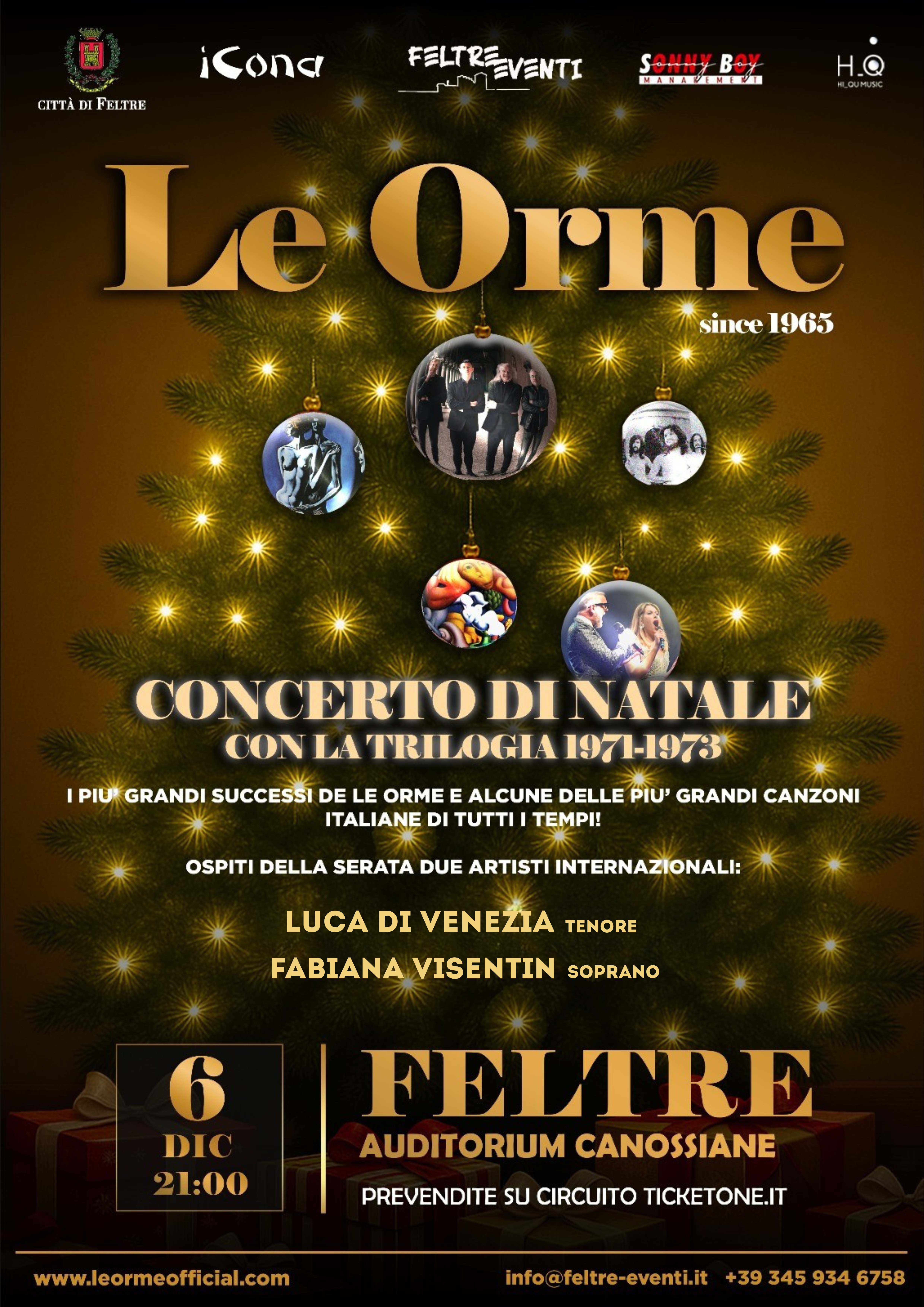 Picture for 'CONCERTO DI NATALE con LE ORME | FELTRE (BL)' event