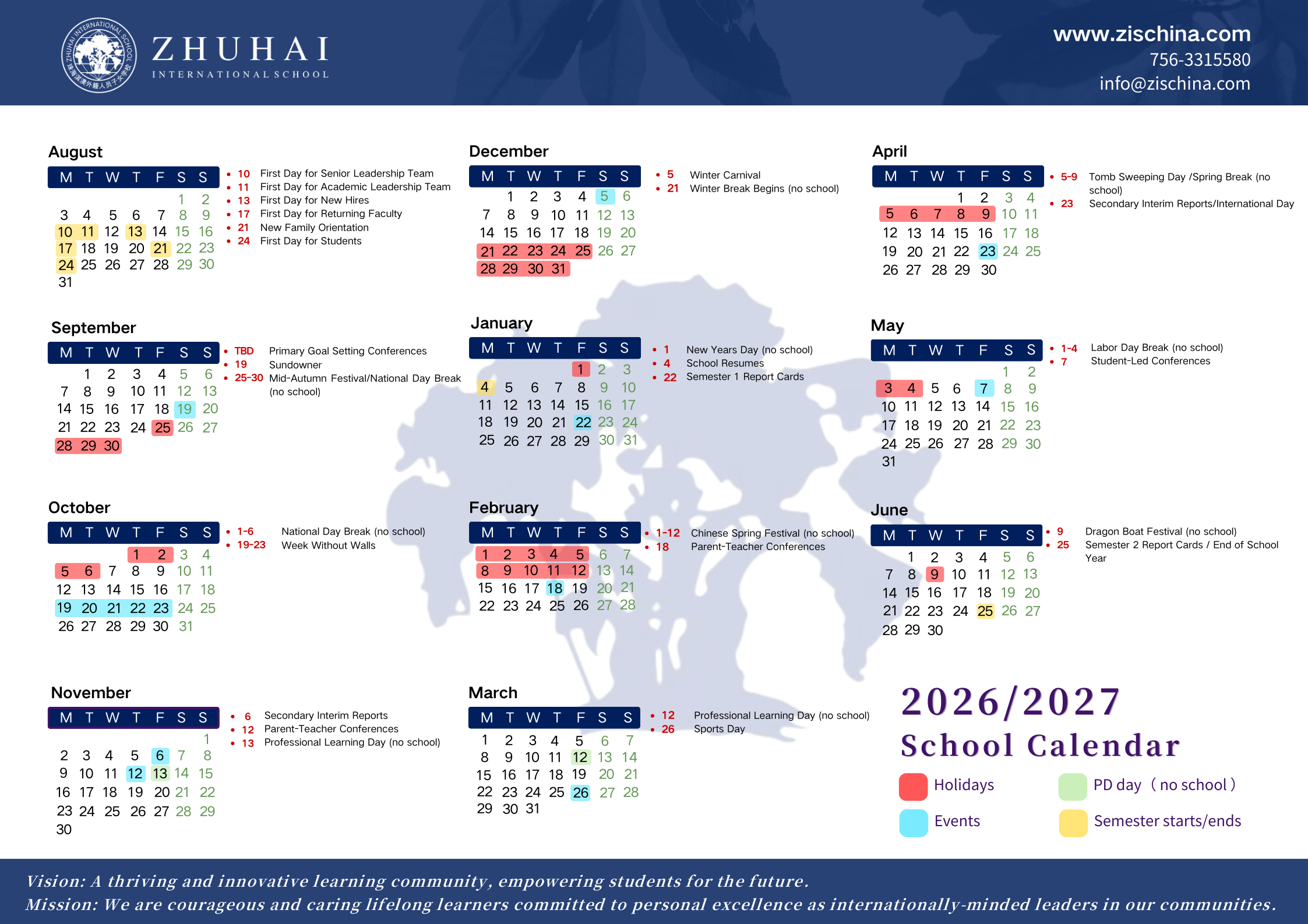 Family Calendar 26-27