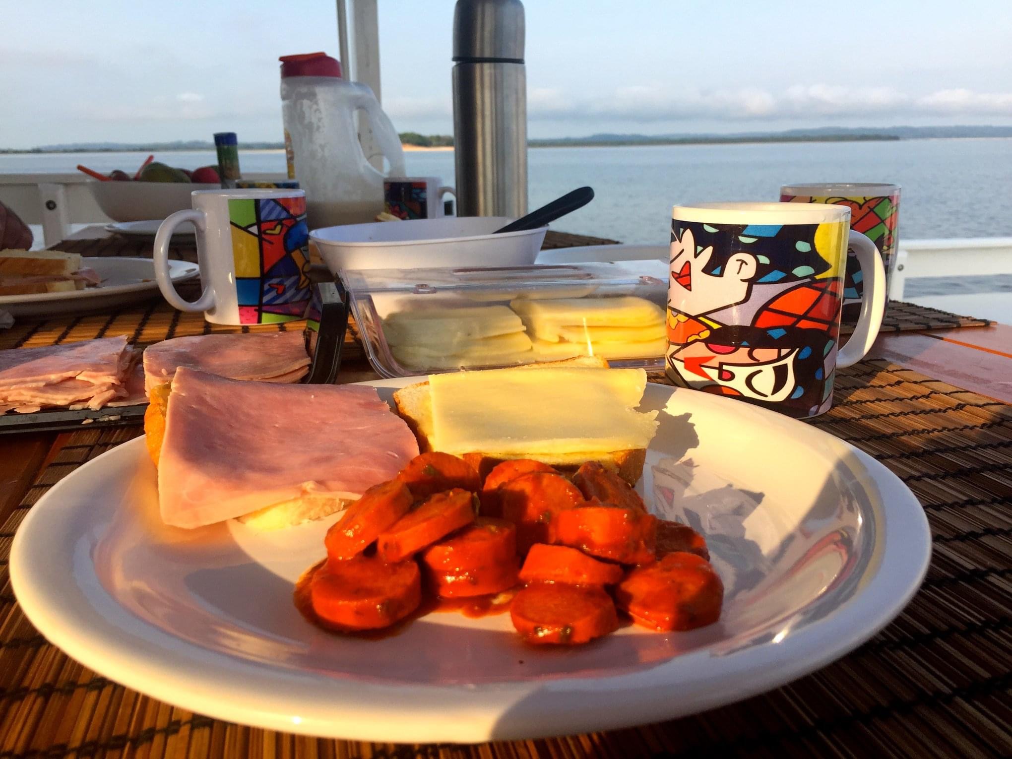 Gastronomia regional a bordo do barco