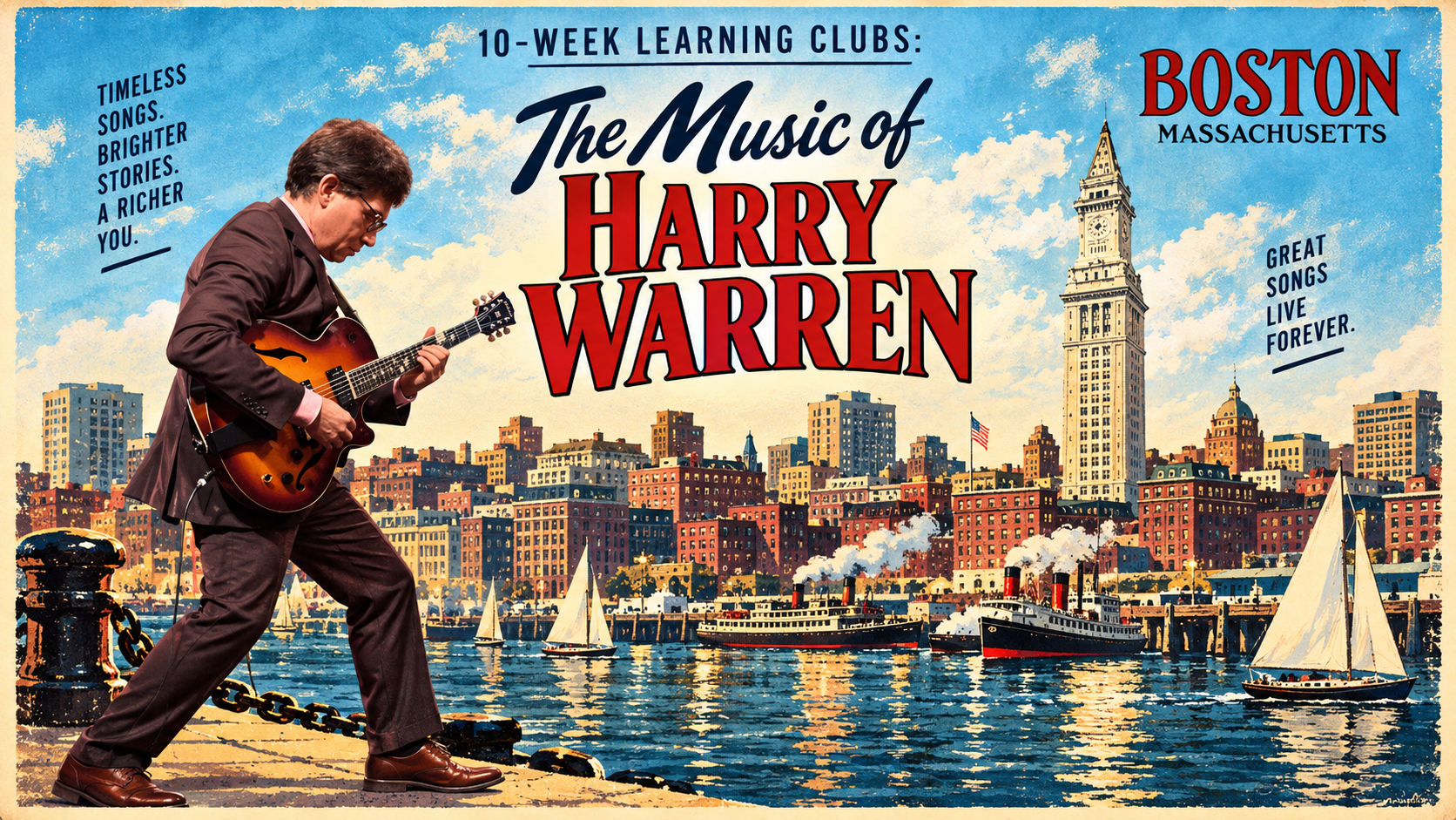 10 week learning clubs the music of harry warren