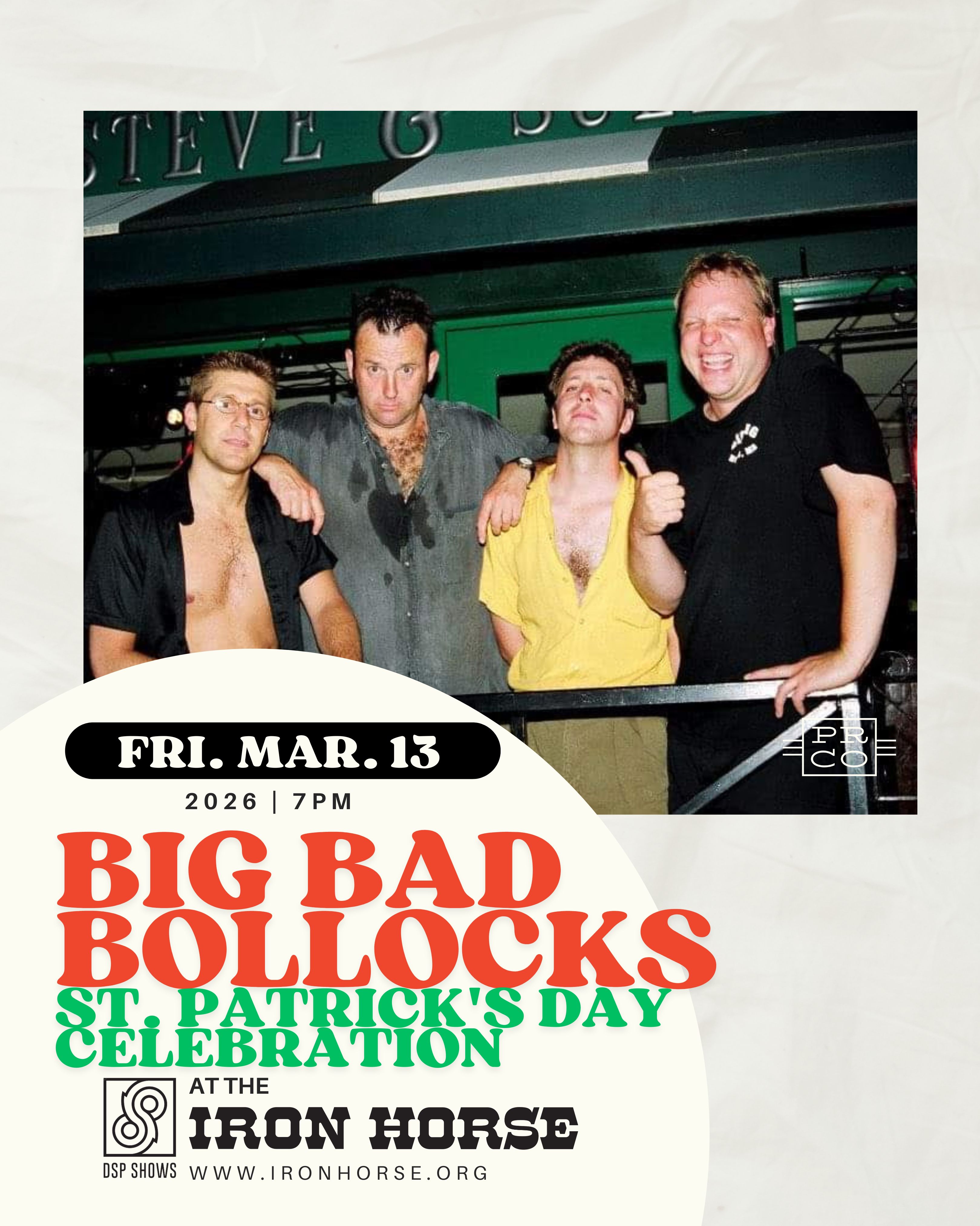 Big Bad Bollocks St Patrick's Day Celebration!