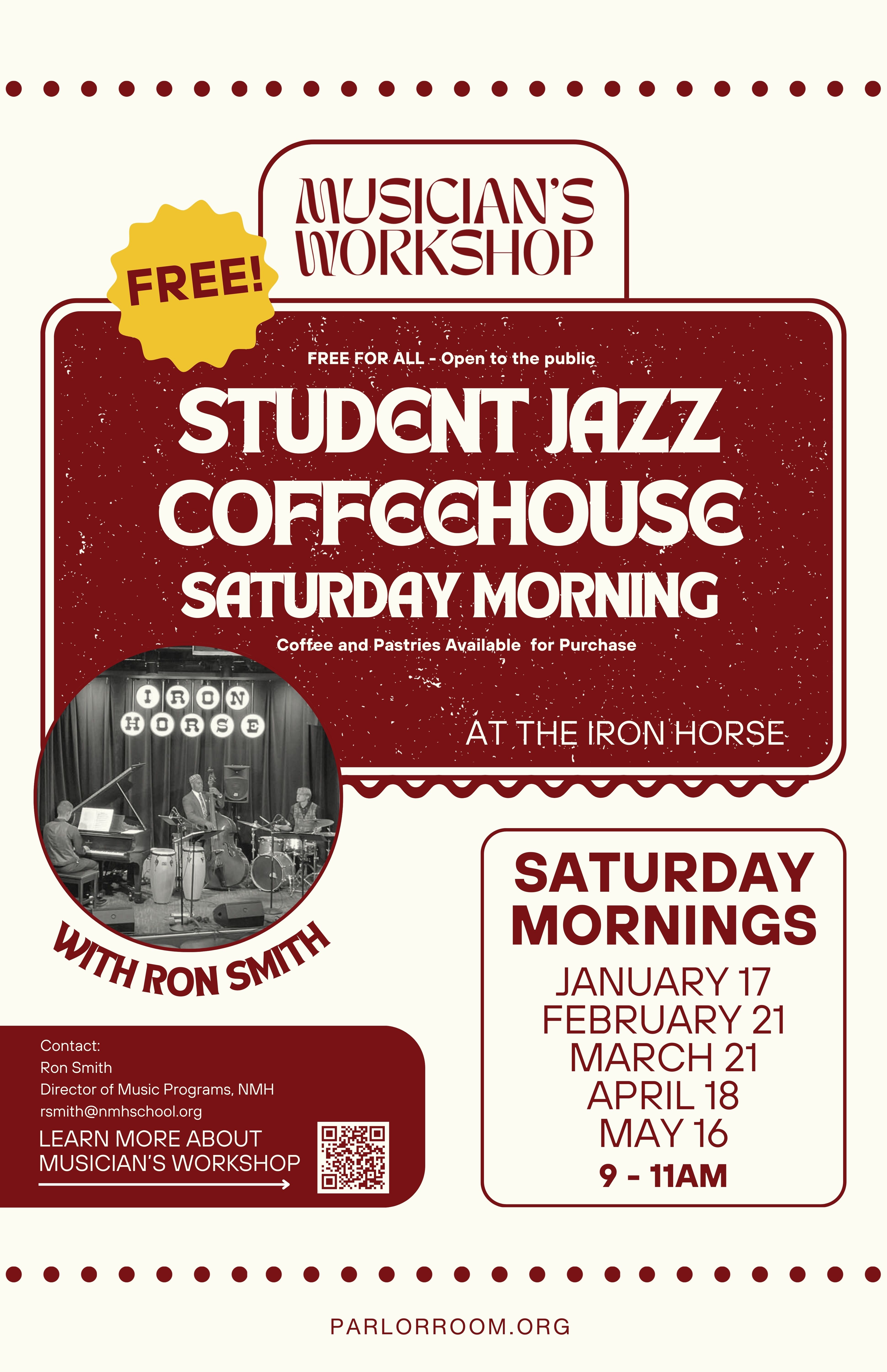 Student Jazz Coffeehouse w/ Ron Smith