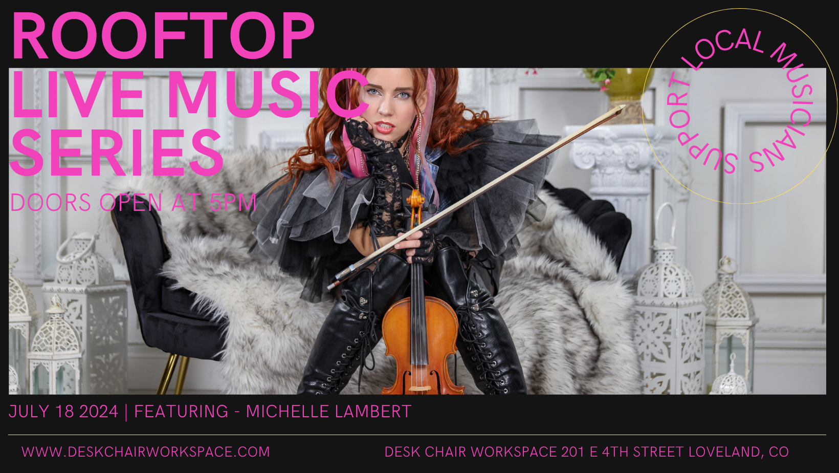 Event Calender | Desk Chair Workspace