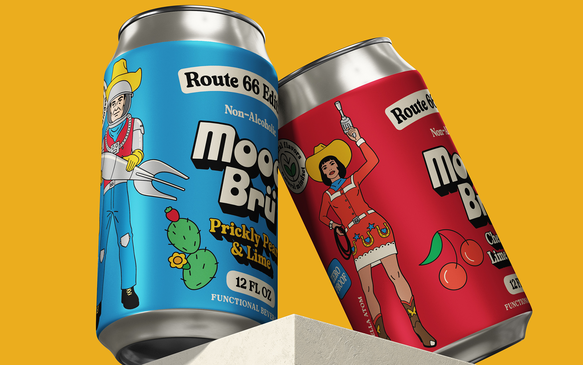 Mood Brü and Buck Atom's Cosmic Curios Unite for Route 66