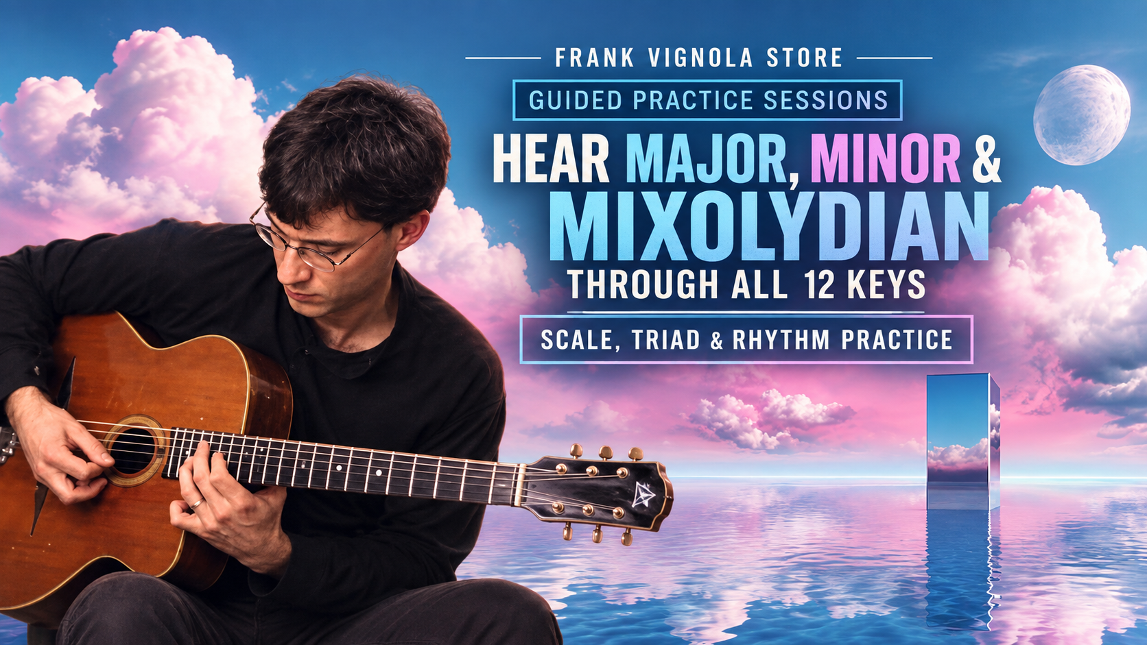 hear major minor mixolydian through all 12 keys
