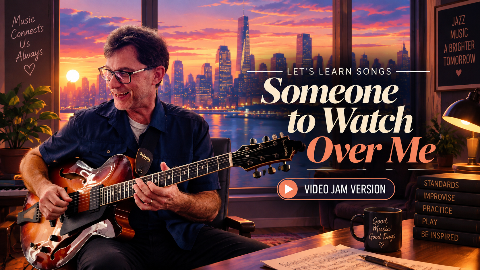 someone to watch over me video jame4g2q3