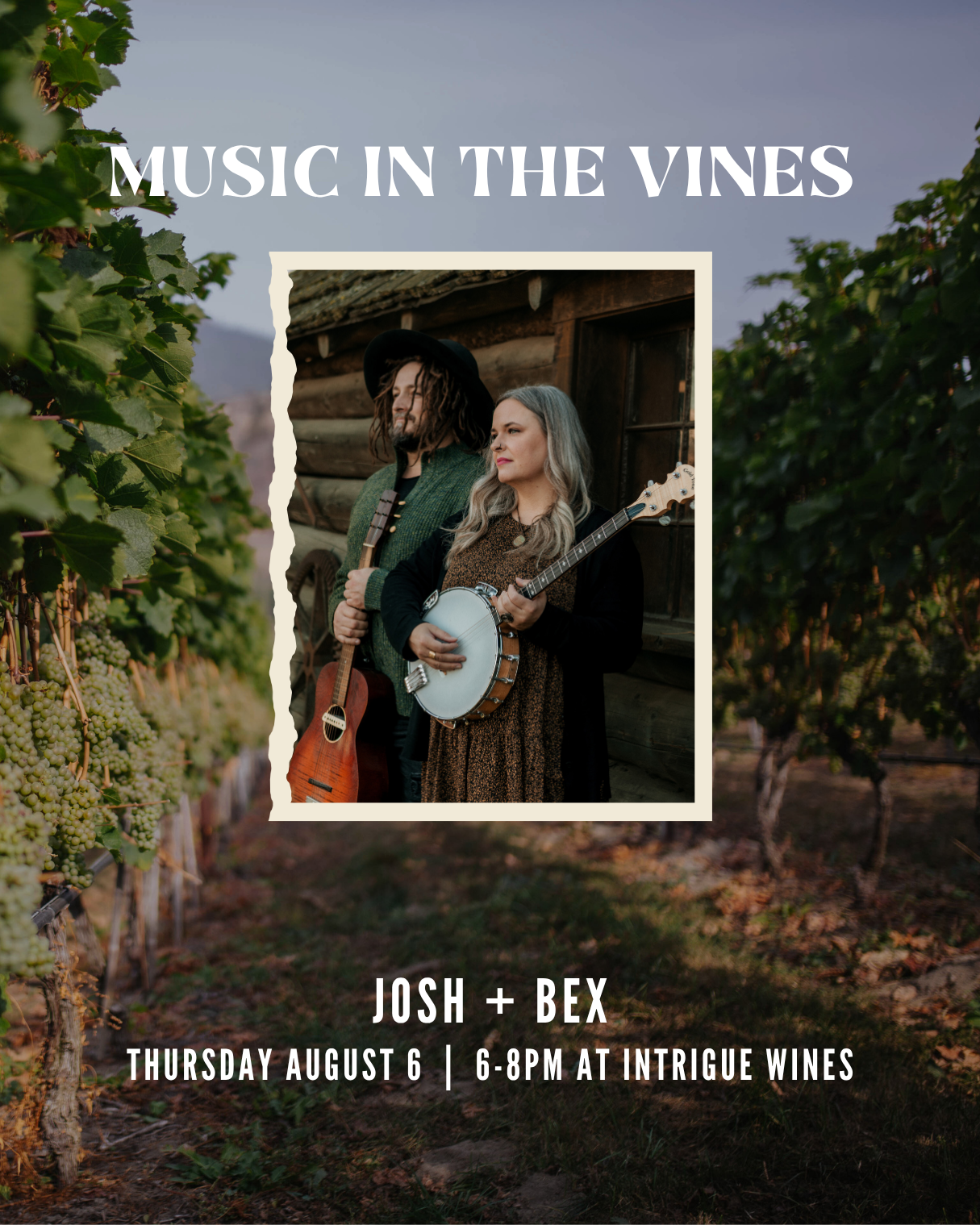 Music in the Vines: Josh + Bex - SOLD OUT