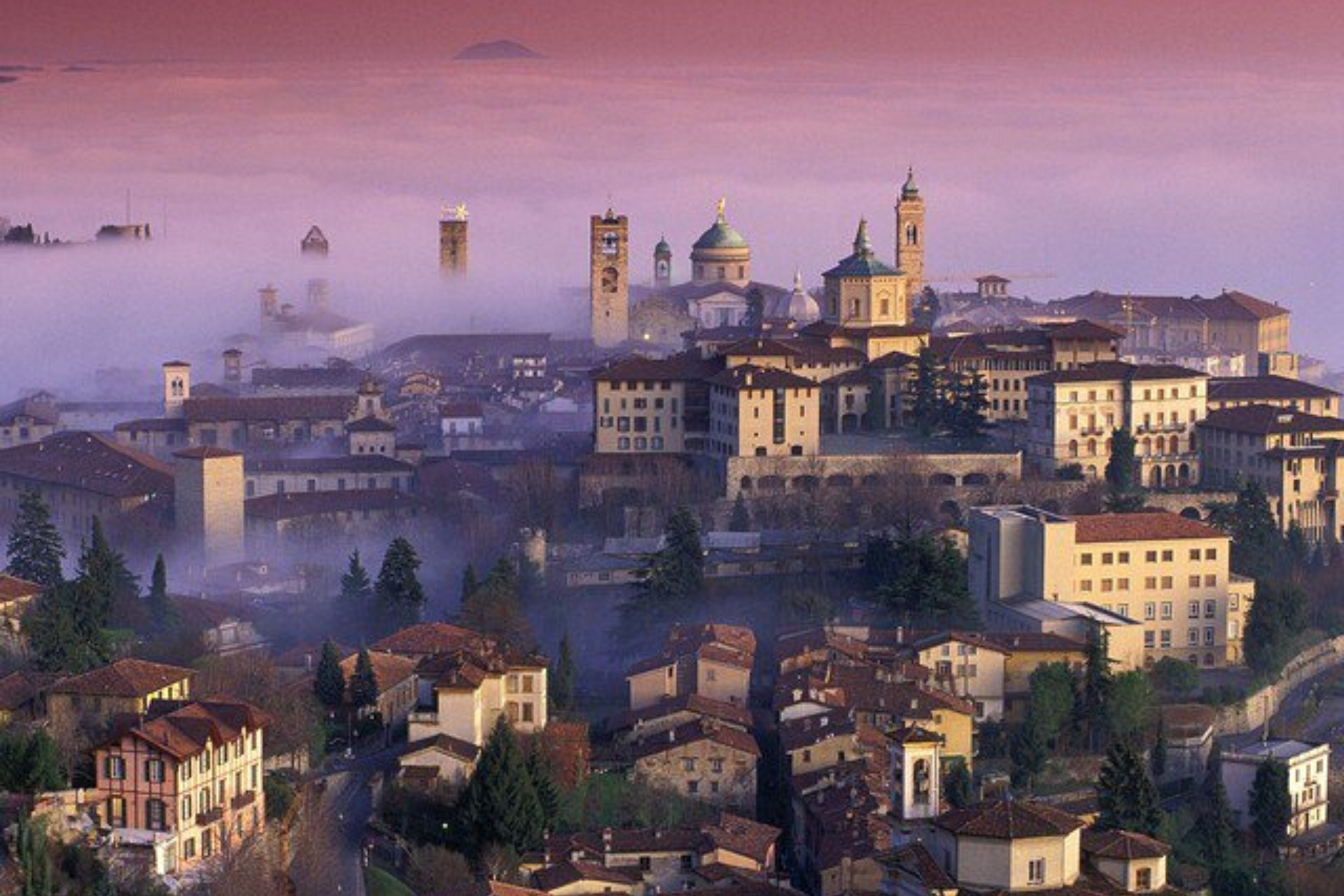 Bergamo — Cartello QR GetYourGuide Lombardia