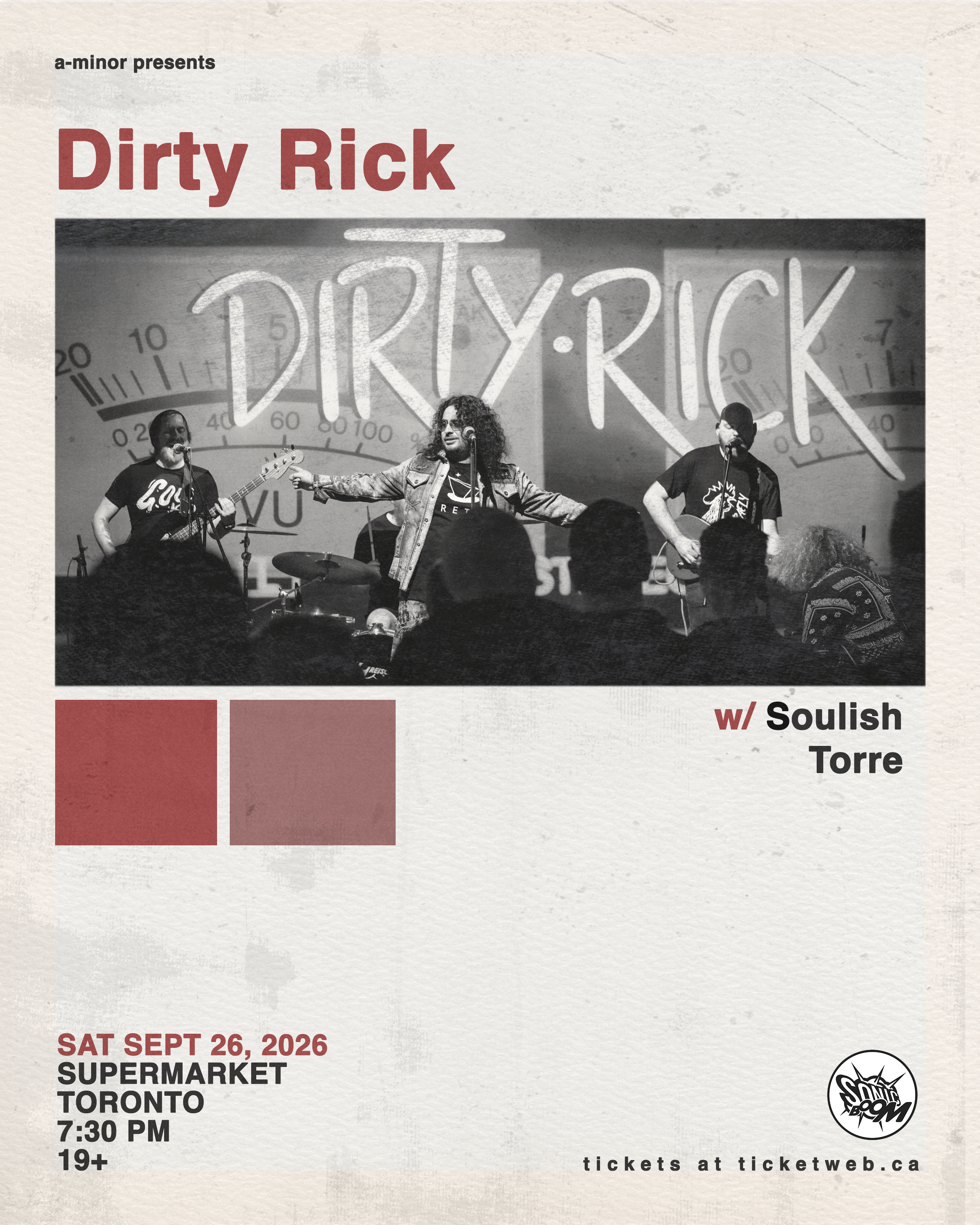 Promotional image for Dirty Rick w/ Soulish & Torre