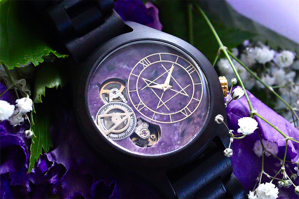 特集ページ 天然石×天然木 唯一無二の美しい模様の腕時計「NOZ」