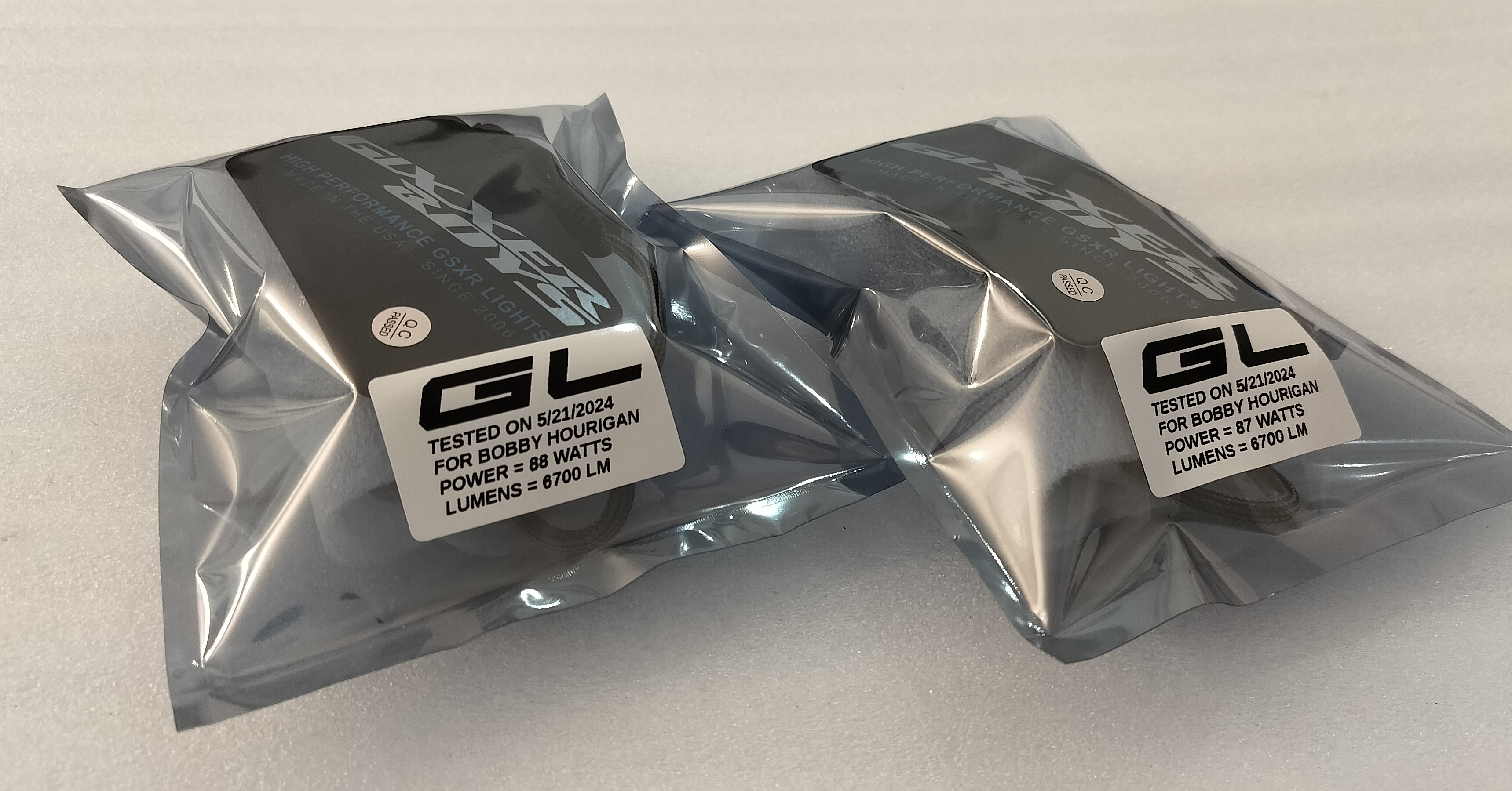 SUZUKI GSXR 600 750 1000 LOW HIGH BEAM LED HEADLIGHT BULB CONVERSION