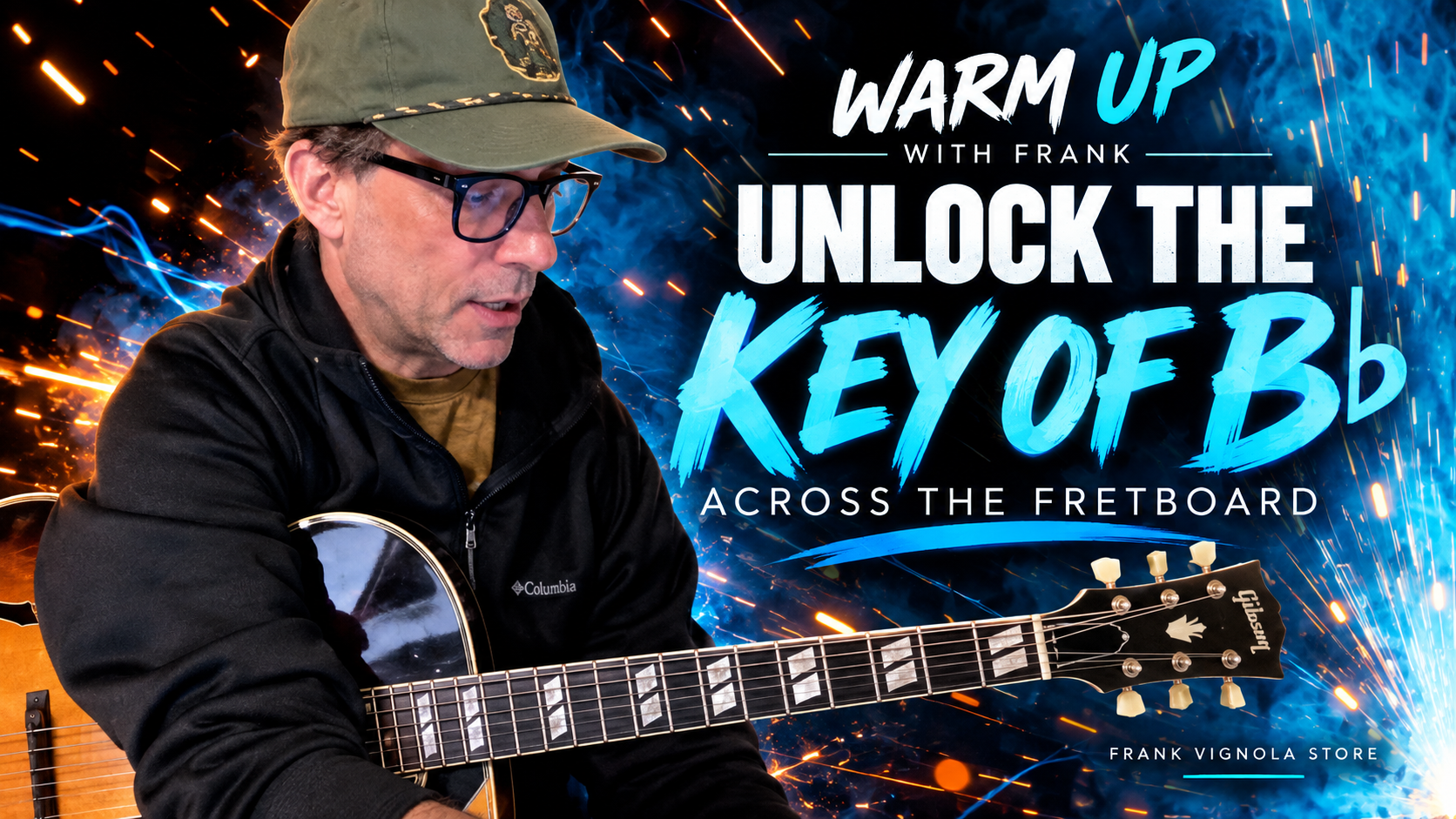 warm up with frank unlock the key of b across the fretboard