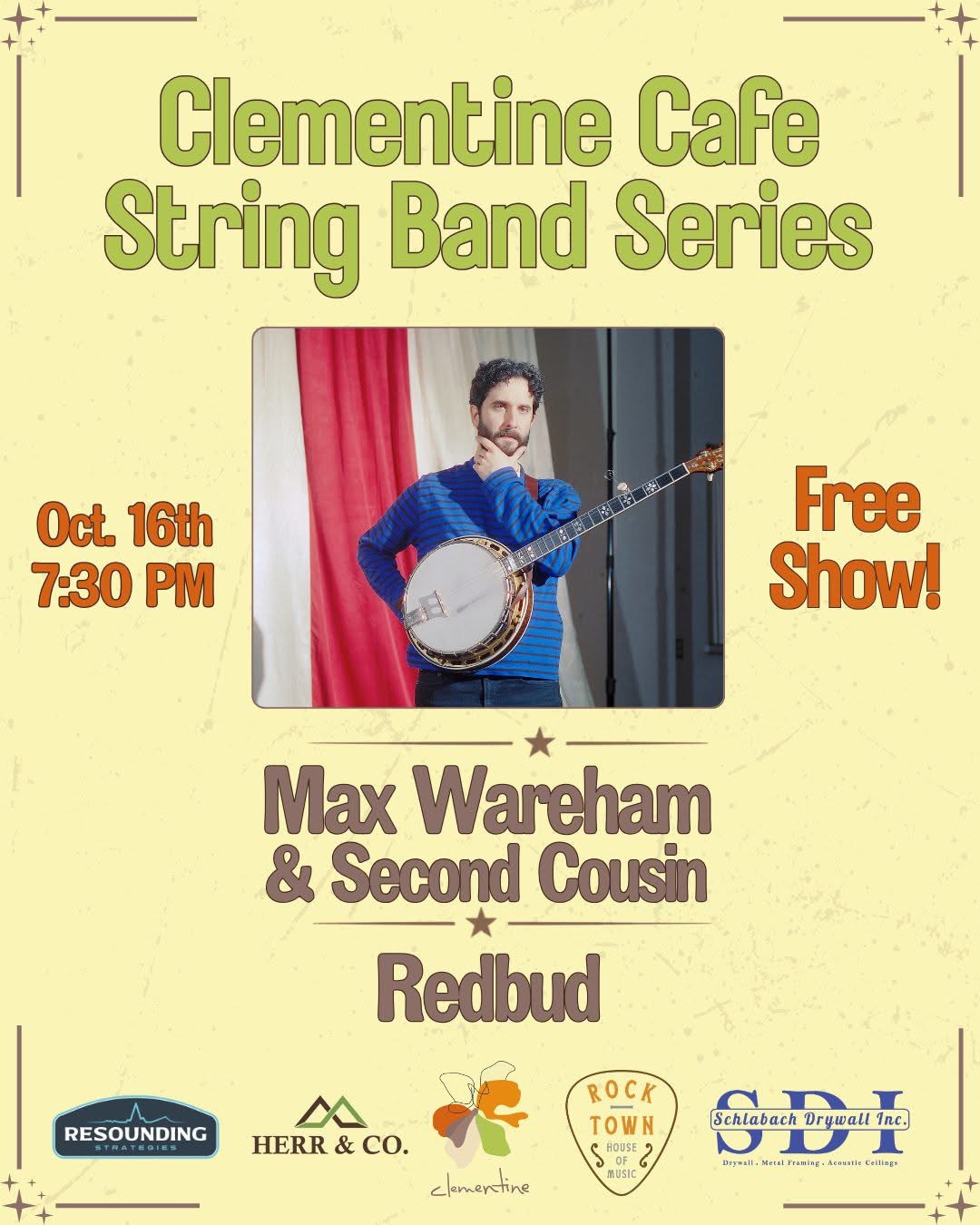 Sting Band Series ft. Max Wareham & Second Cousin w/Redbud