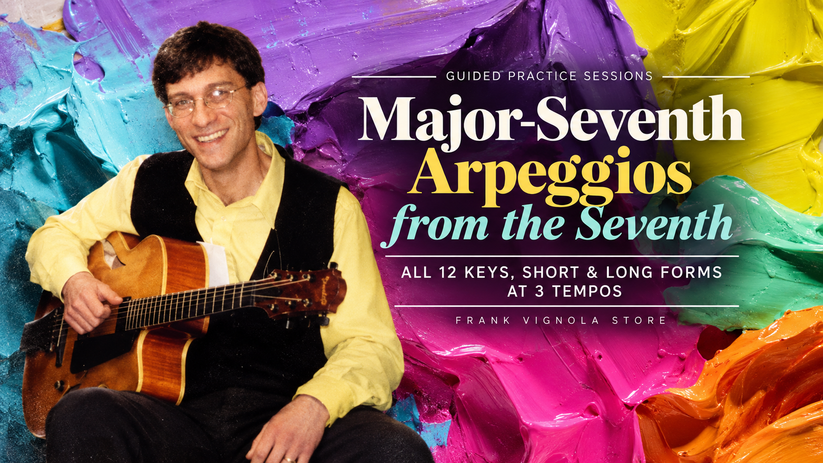 major seventh arpeggios from the seventh
