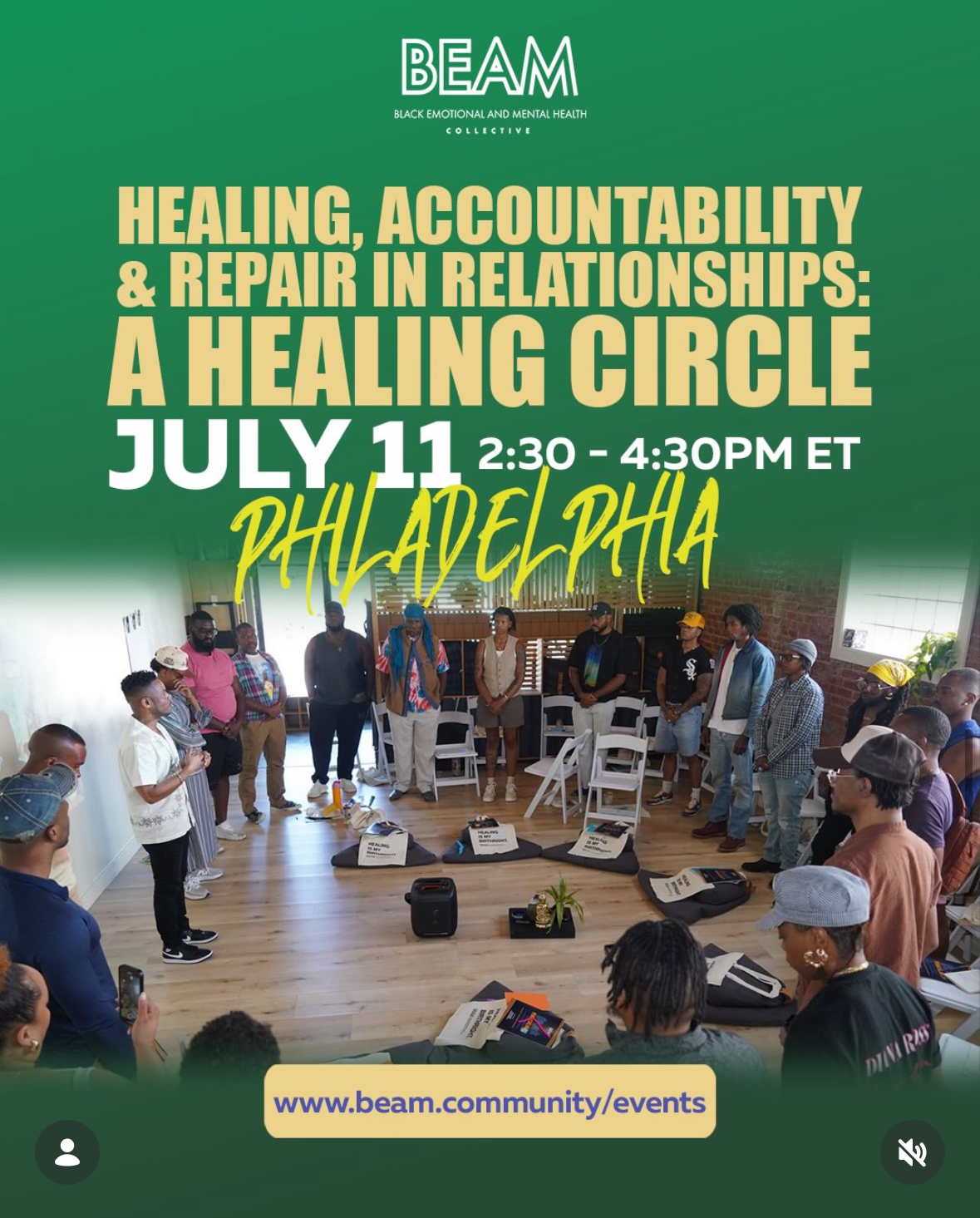 Healing, Accountability & Repair in Relationships: A Healing Circle – Philadelphia