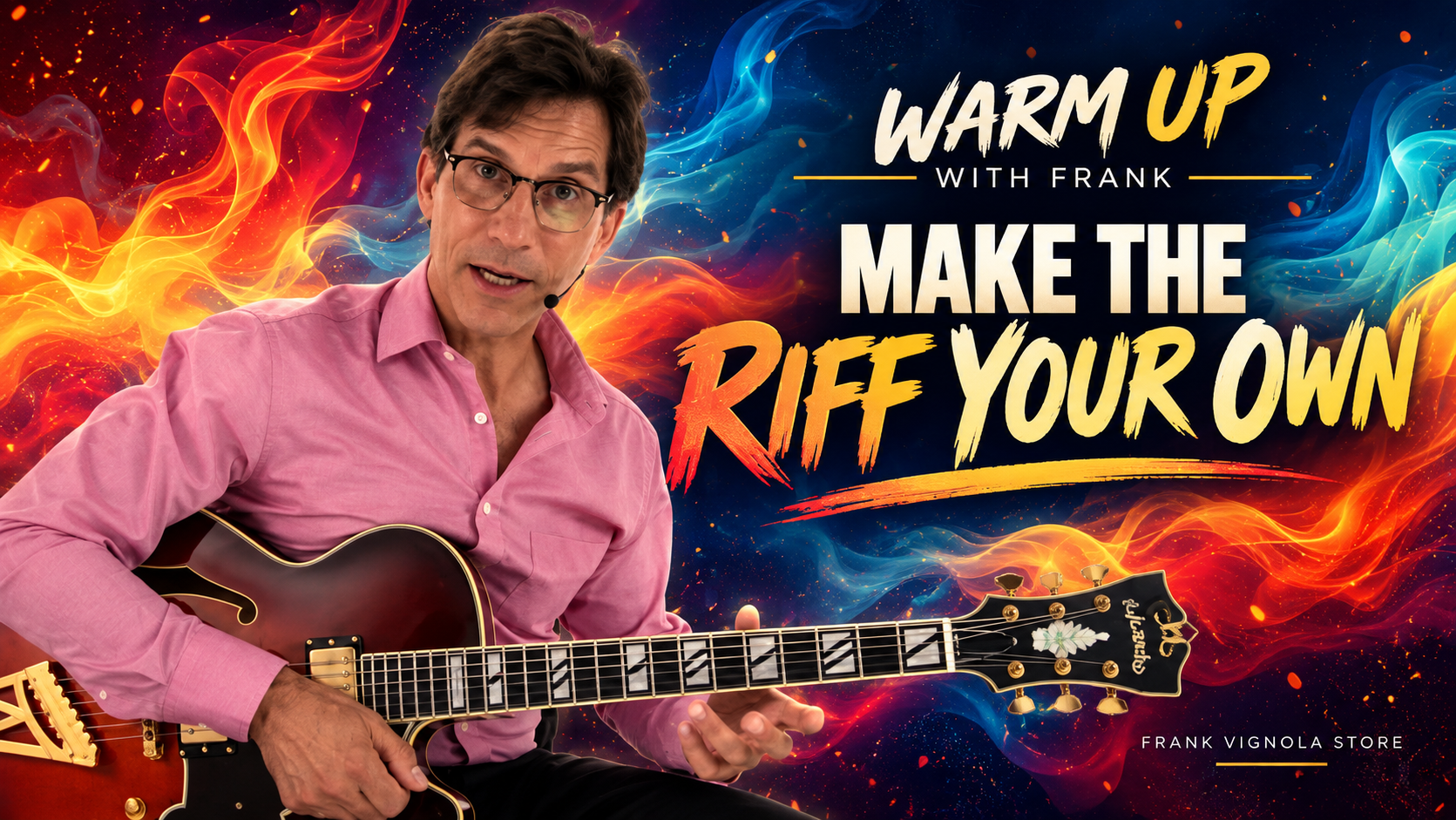 warm up with frank make the riff your own