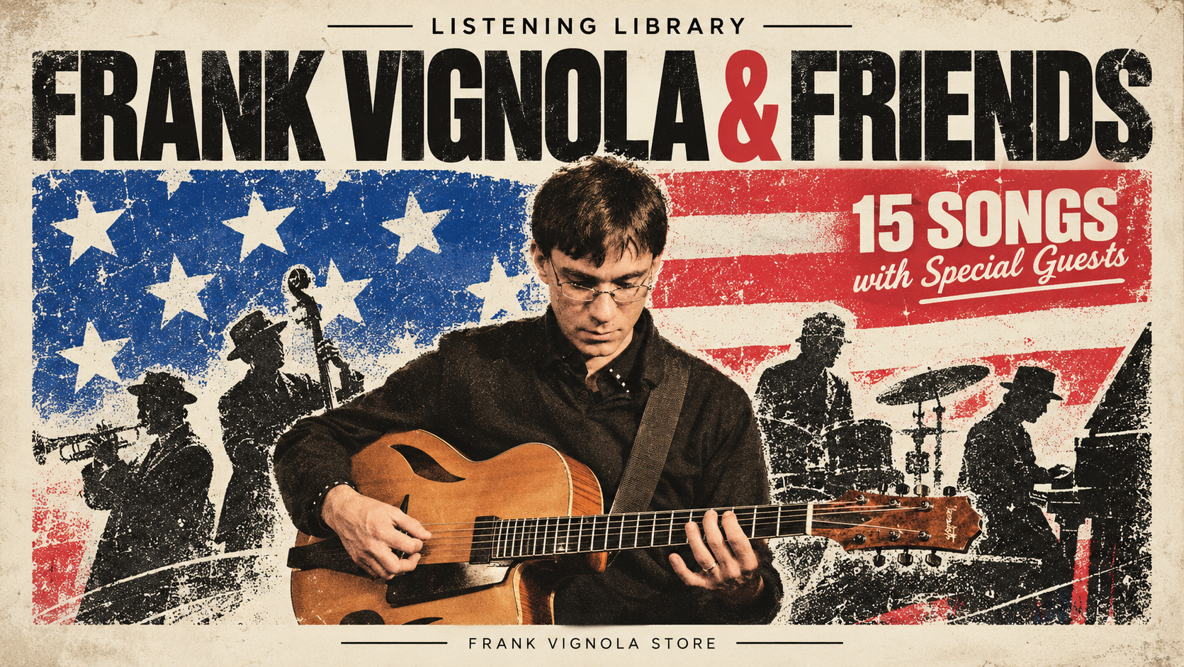 listening library frank vignola friends 15 songs with special guests