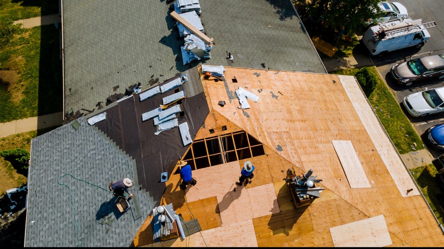 residential roof replacement in Overland Park