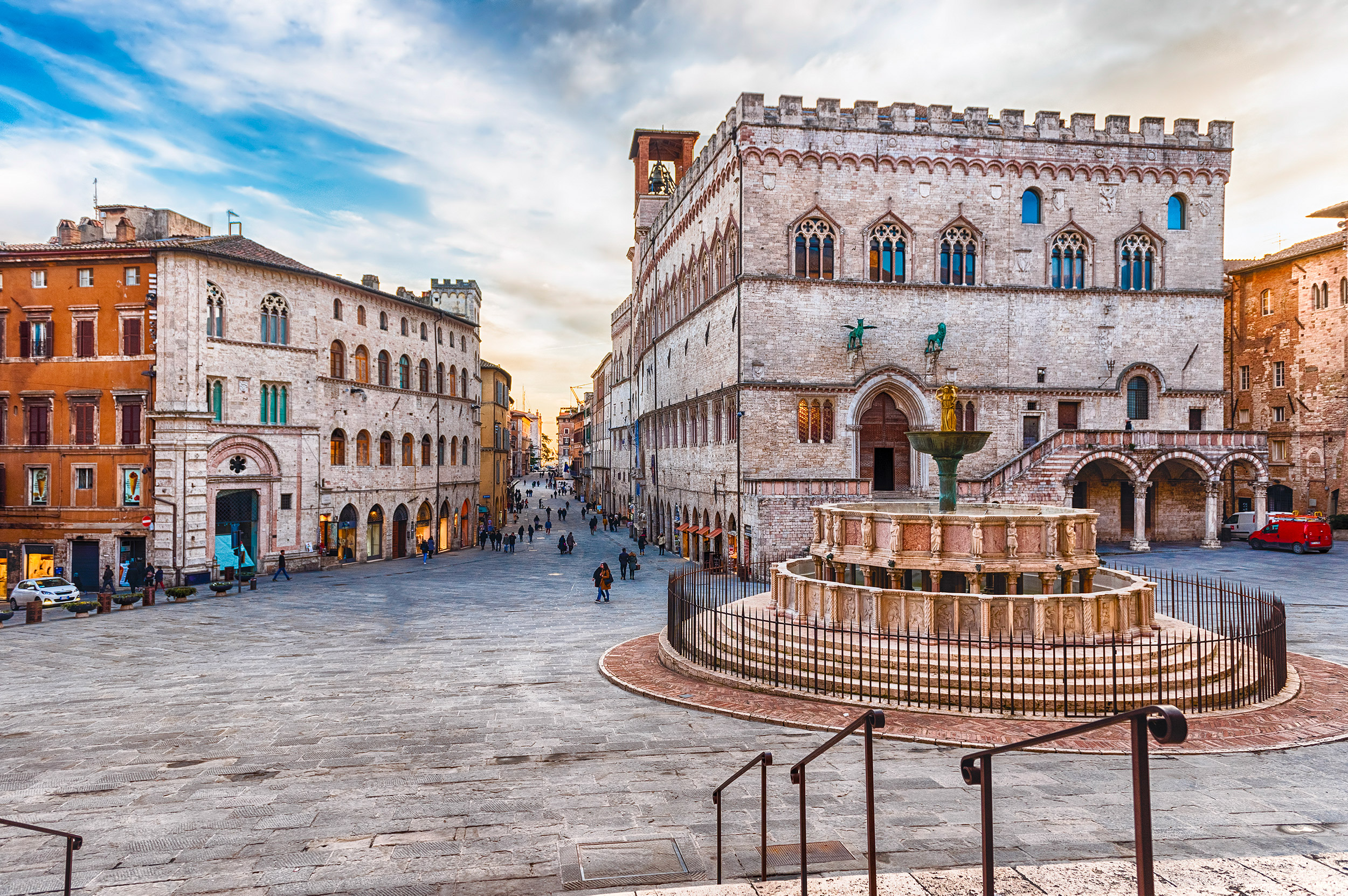 Perugia — Cartello QR GetYourGuide Umbria