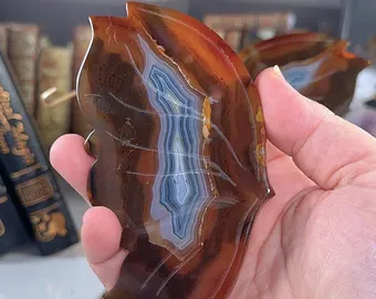 Lori review of Druzy Red Agate Carnelian Wings