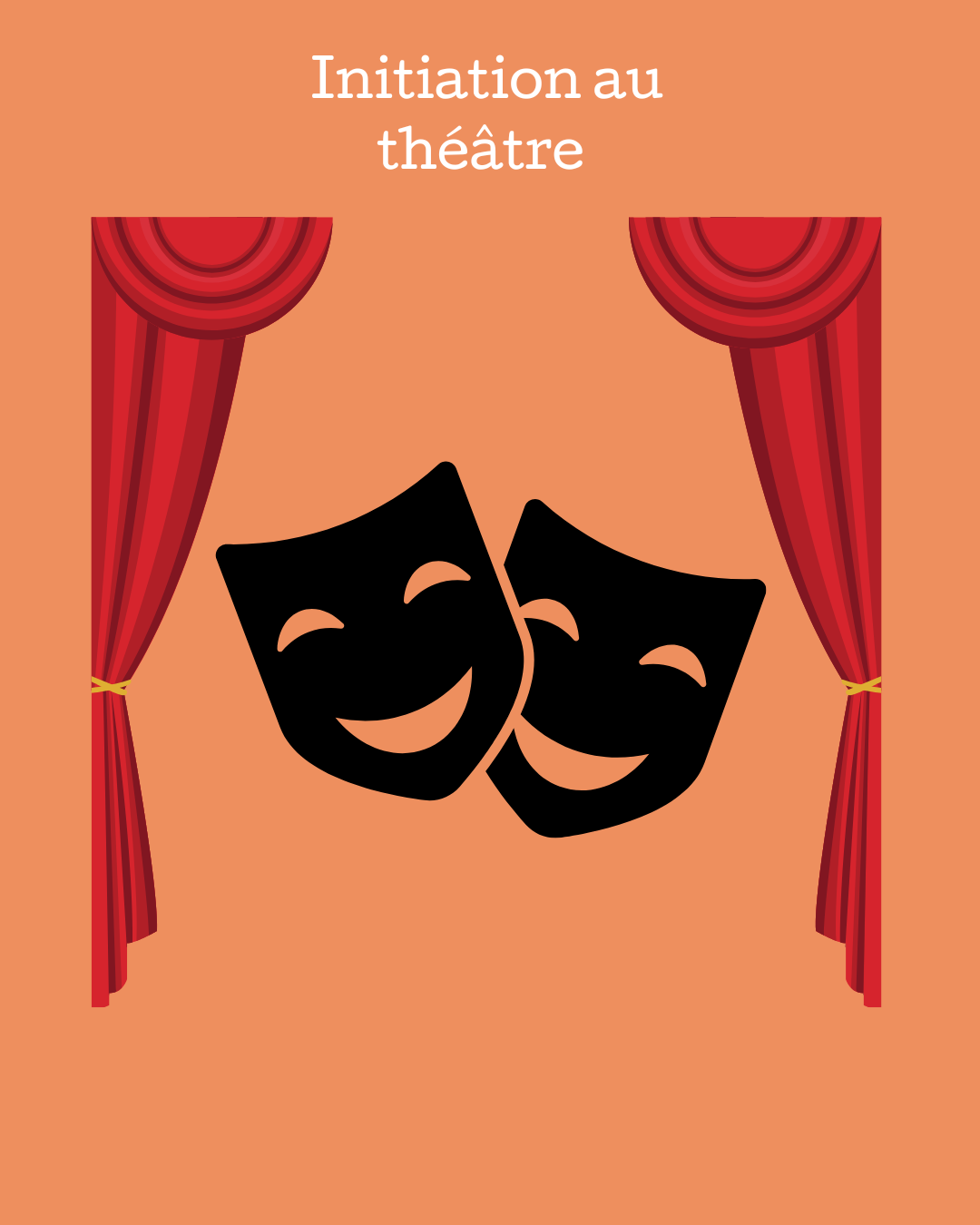 Visuel de l’activité « Initiation théâtre – 4–9 ans »