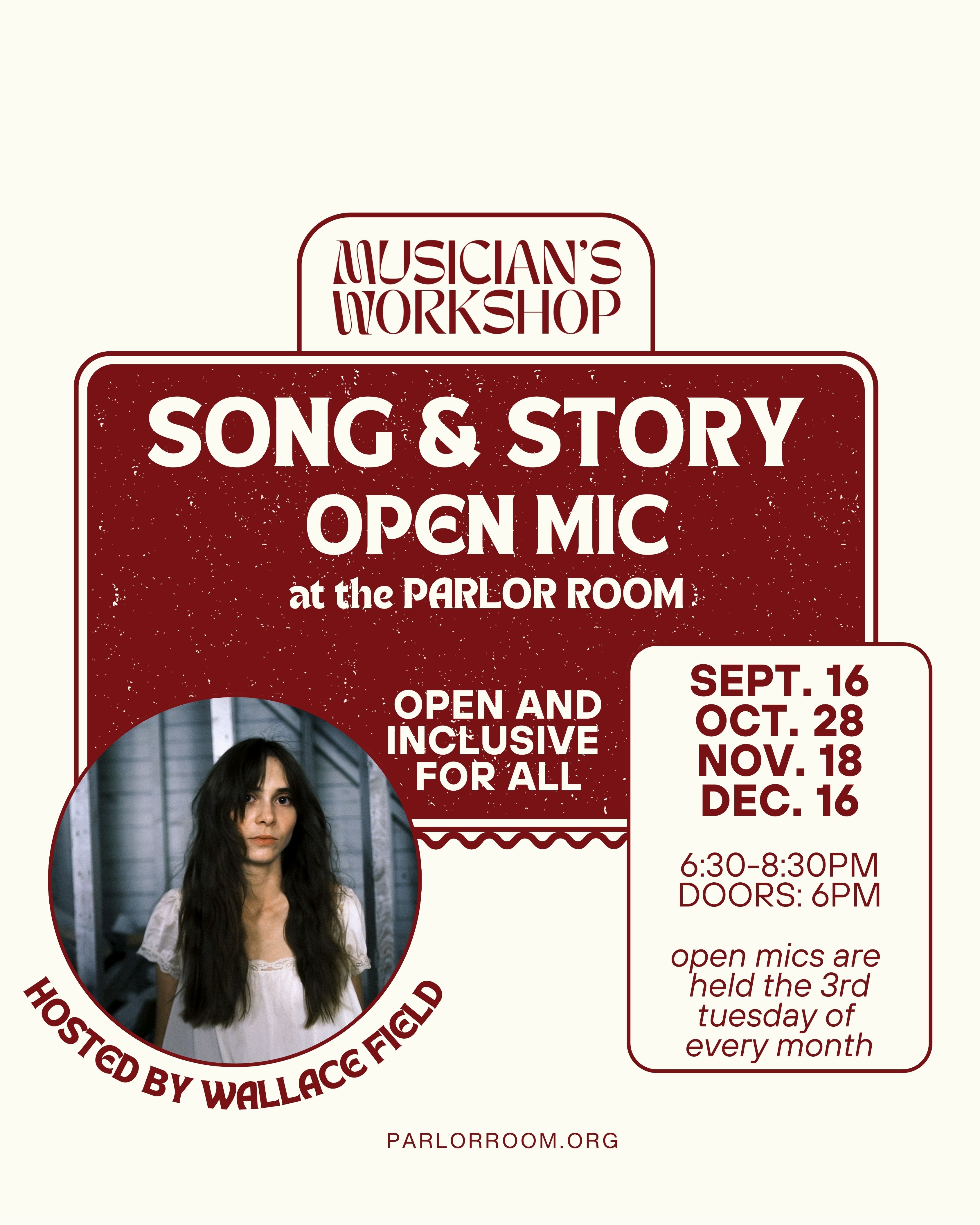 Song & Story Open Mic - Hosted by Wallace Field