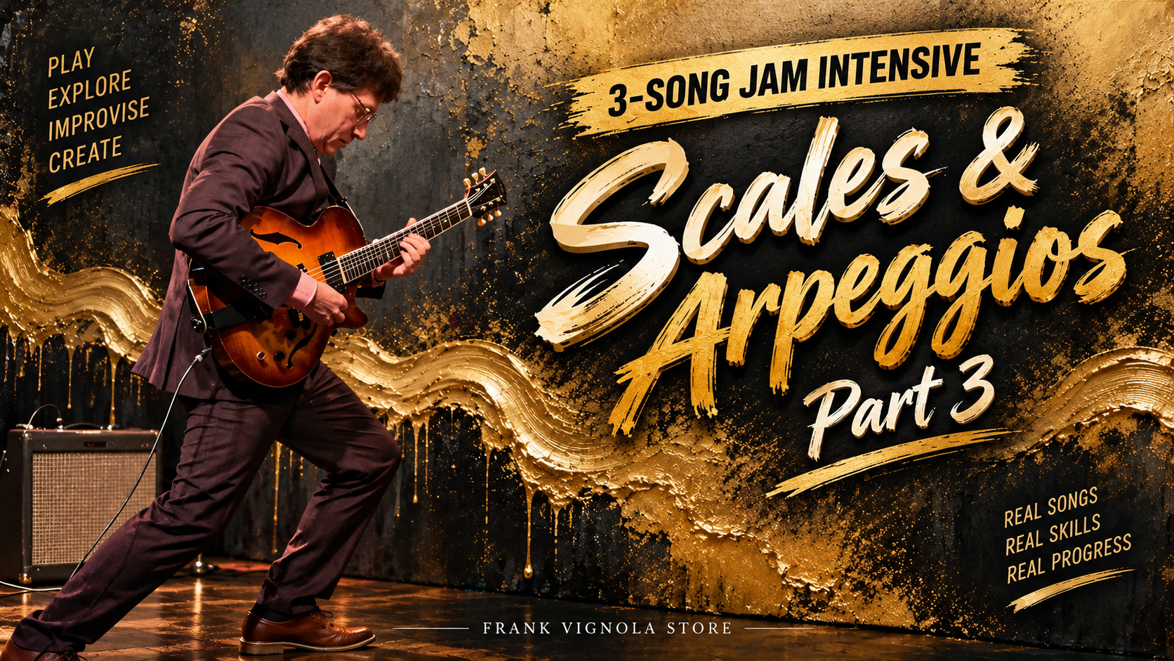 3 song jam intensive scales arpeggios part 3dad