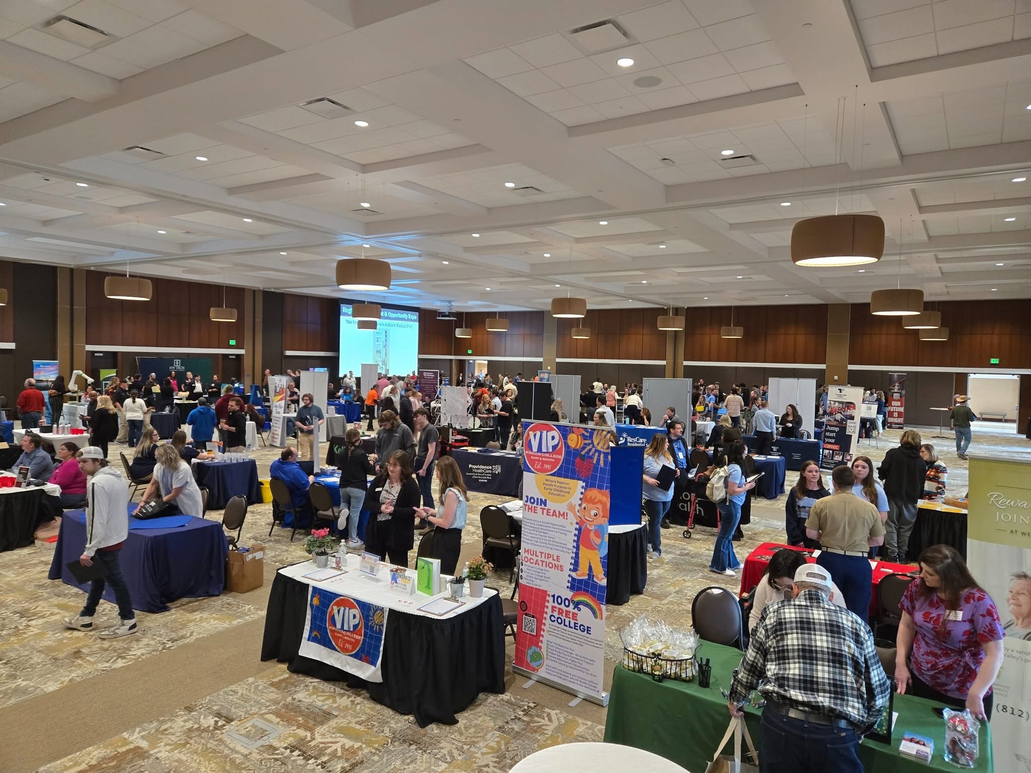 Event equipment and staging at the Terre Haute Convention Center