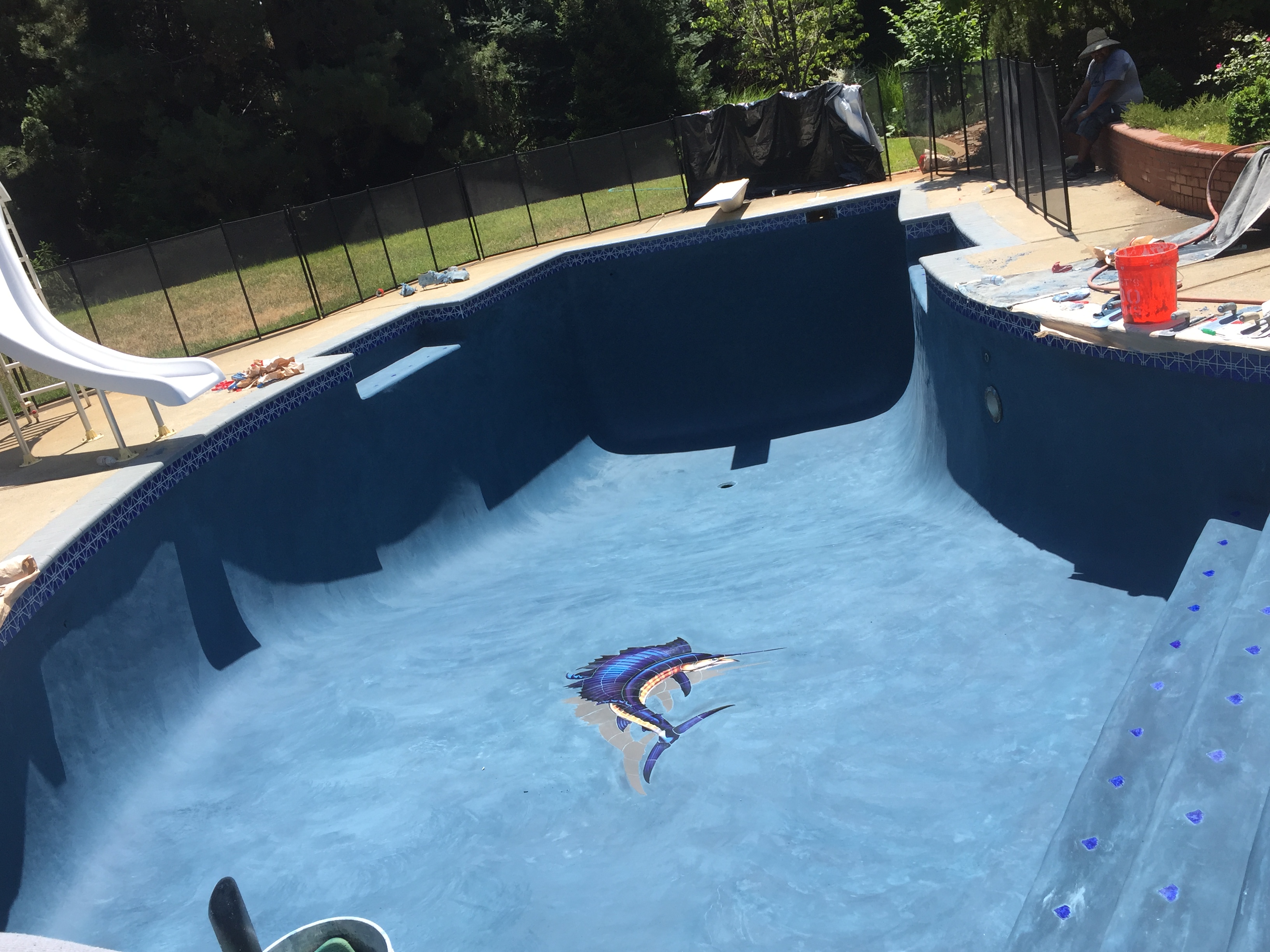 Signature Phenomenal Hybrid Plaster pool finish — proprietary Phenomenal Pool & Landscape blend