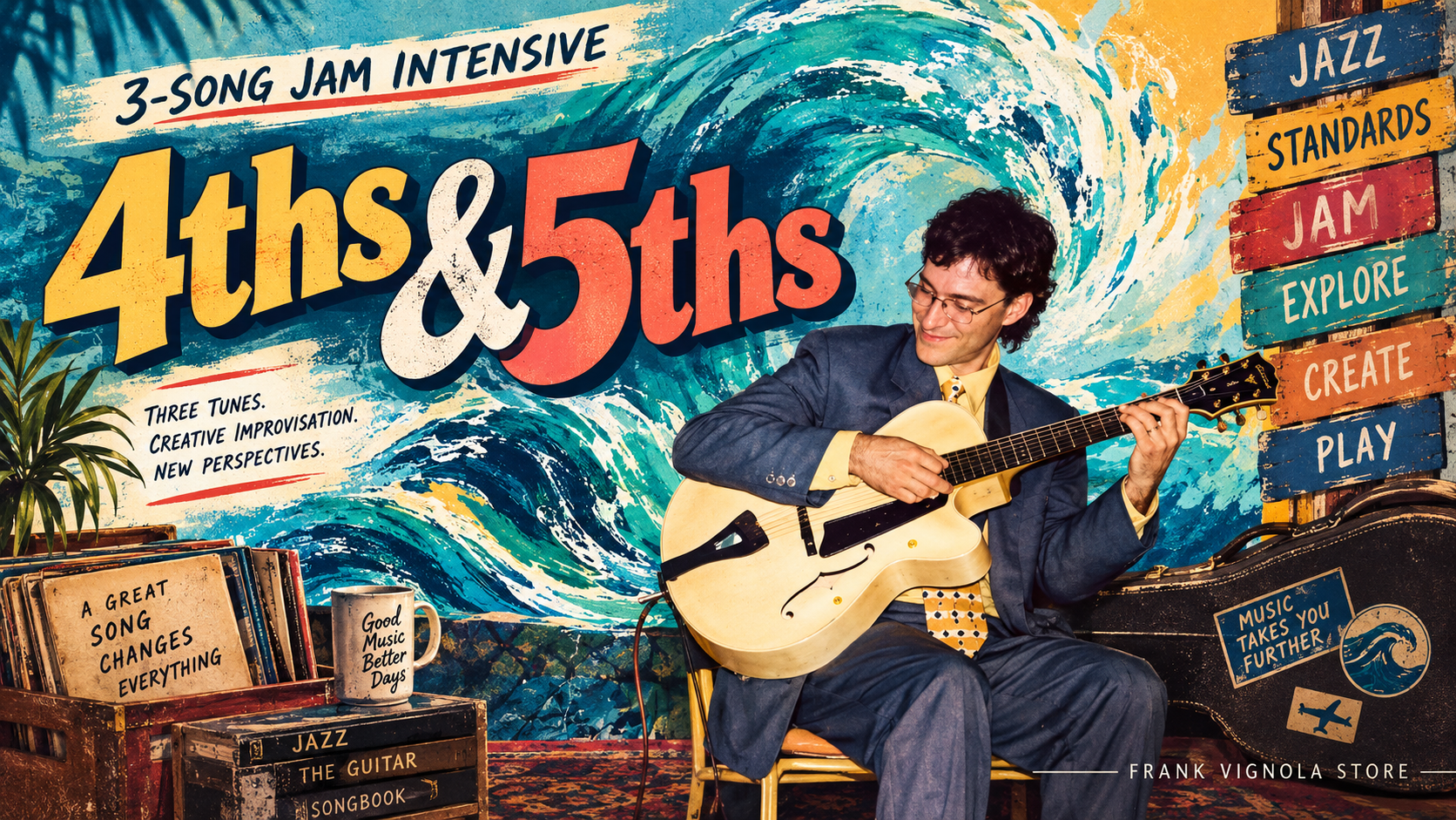 3 song jam intensive 4ths addad
