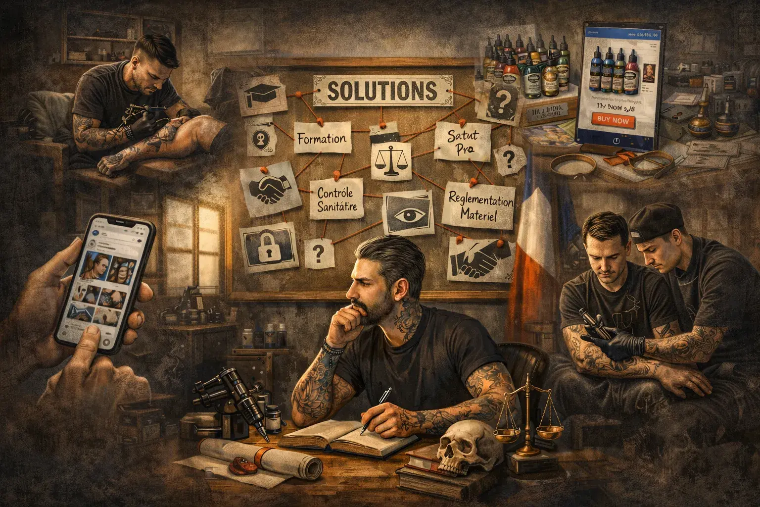 Quand une “page Instagram” remplace un métier ( partie 3) 1 Profession tatouage : illustration des solutions pour structurer le métier en France