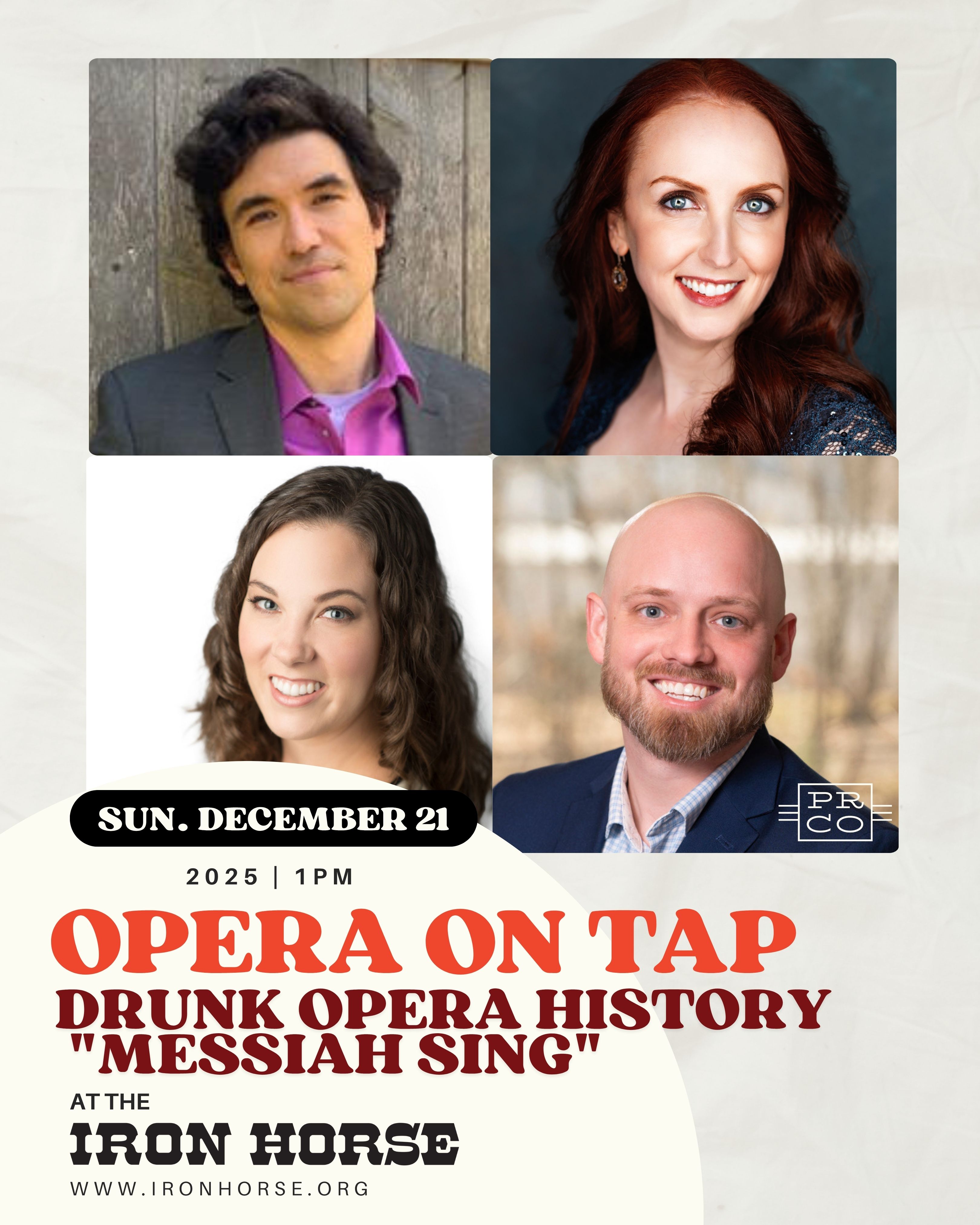 Opera On Tap – Drunk Opera History "Messiah Sing" (Matinee)